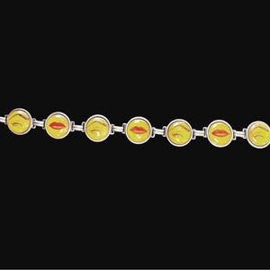 Vintage Pop Art Eyes & Lips Bracelet